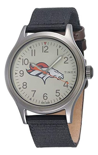 Reloj Timex Men's Twzfbromb Nfl Clutch Denver Broncos