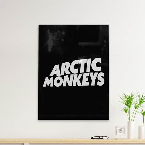 Cuadro Deco Arctic Monkeys White (d1276 Boleto.store)