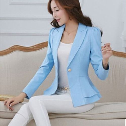 Blazer Fashion Elegante Formal Casual Jacket Coat Mujer // | Cuotas sin  interés