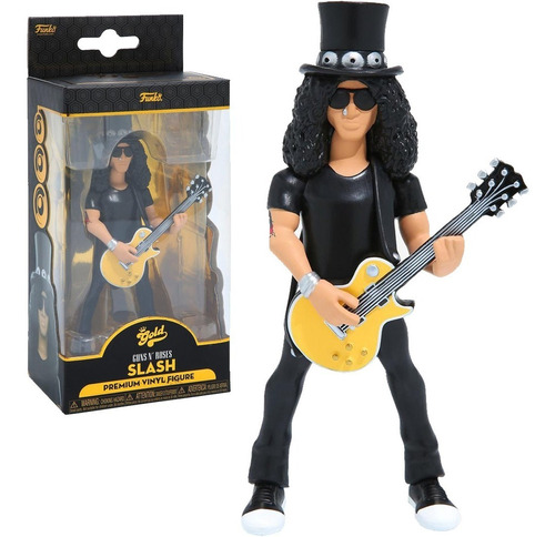 Funko Rocks Guns N Roses Slash Figura Gold Coleccionable