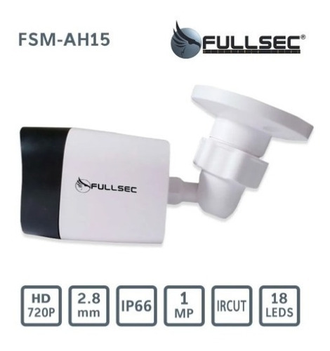 Câmera Segurança Bullet Ahd 1mp 18x Leds 2.8mm Externa