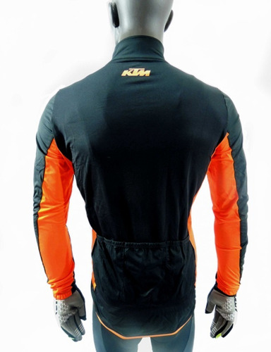 Imagen 2 de 2 de Campera Rompeviento P/ Ciclismo Ktm Oficial