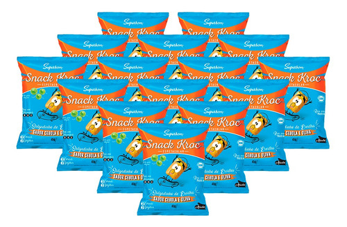 Imagem 3 de 5 de Kit Snack Kroc De Cebola 45g 15uni - Superbom