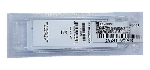 2 U. Modulo Memoria Ram Ddr3 1gb 57x9016 Impresora Lexmark (Reacondicionado)