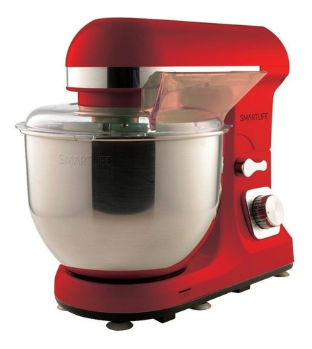 Imagen 2 de 2 de Batidora de pie Smartlife SL-SB0037 roja 50 Hz x 60 Hz 220 V - 240 V