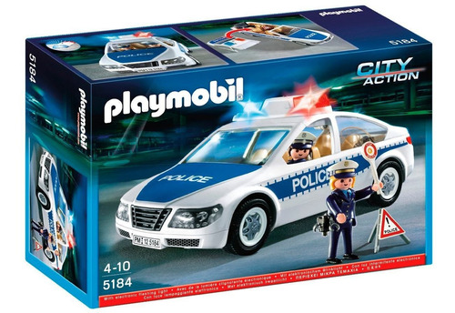 Playmobil 5184 Coche Policia Con Luces Intek Mundo Manias