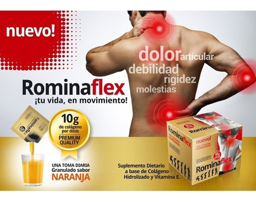 Rominaflex Colageno 100% Hidrolizado X 15 Sobres 