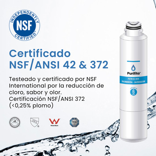 Filtro De Agua Para Refrigerador Samsung Da29 Haf-cin Set X2