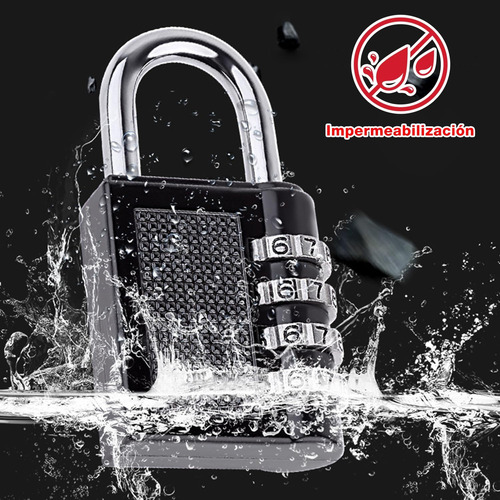Candados De Combinación Dígitos Mini Locker Exterior Candado