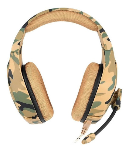 Audífonos gamer Onikuma K1-B camouflage yellow