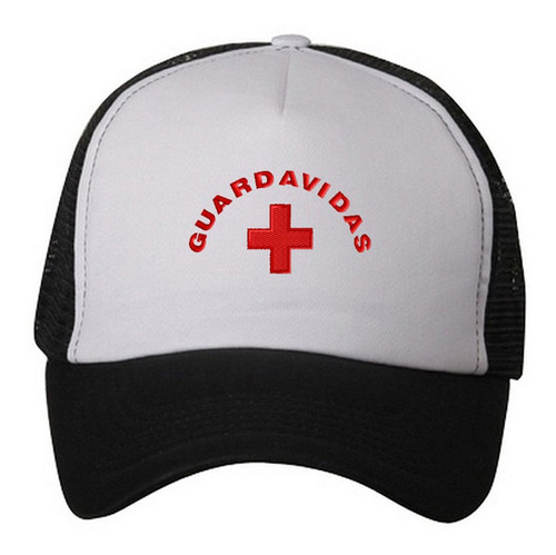 Gorra  Trucker Camionero Bordado Guardavidas Mod1