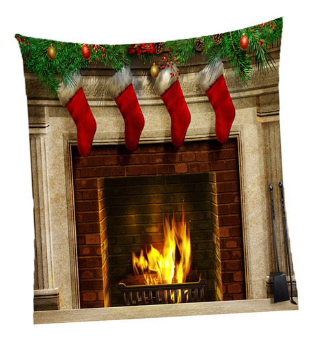 Tapiz De Navidad - Accesorios Decorativos Para Pared