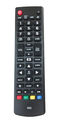 Control Remoto 592 Para Smart Tv LG Akb74915319 Akb7491534