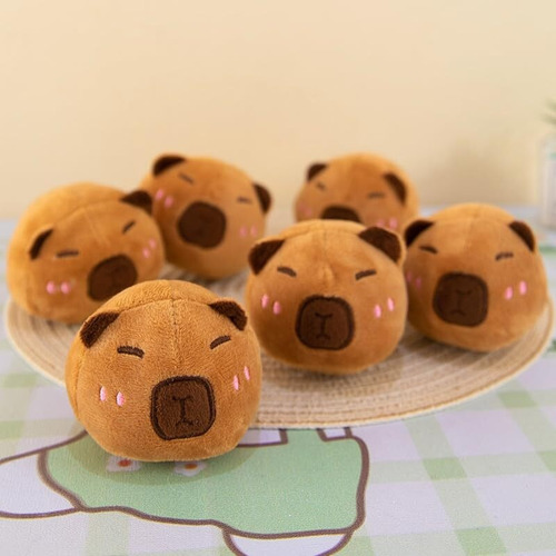 2024 New Linda Almohada De Peluche De Capibara Marrón