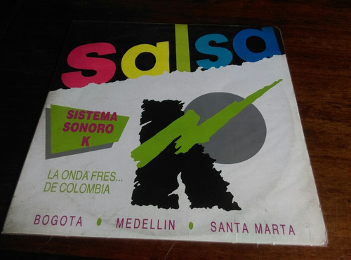 Vinilo Salsa Sistema Sonoro K.  Ljp