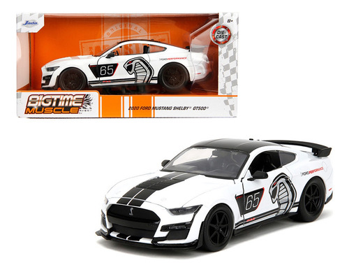 1/24 2020 Ford Mustang Shelby Gt500 Blanco Jada