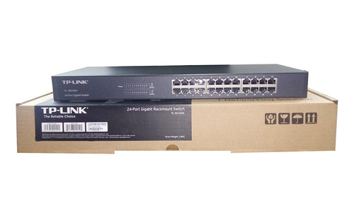 Switch Tp Link Tl Sg1024d 24 Puertos 10/100/1000 Rackmount