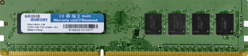 Memoria RAM color verde 8GB 1 Golden Memory GM16N11/8