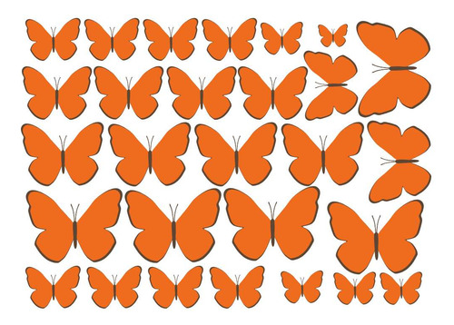 Impresión Comestible Oblea De Arroz Grosor Medio Mariposas