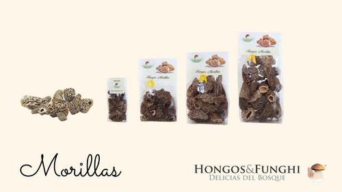 Morillas Deshidratadas 50g - Hongos Y Funghi Envasados