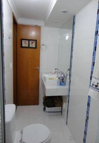 Imagem 19 de 25 de Cobertura Com 3 Dormitórios À Venda, 140 M² Por R$ 750.000,00 - Osvaldo Cruz - São Caetano Do Sul/sp - Co0078