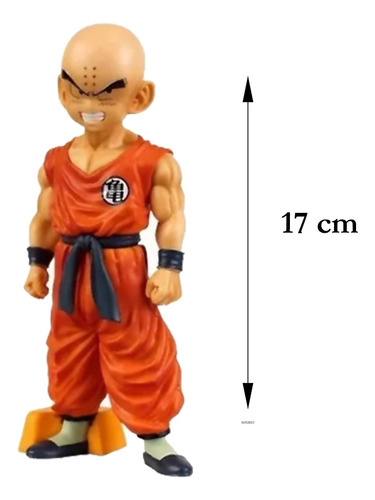 Kuririn Dragon Ball Z Goku 17 Cm Com Caixa Pronta Entrega