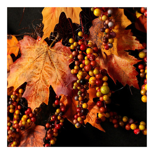 M Corona De Acción De Gracias De Cosecha De Otoño 45cm