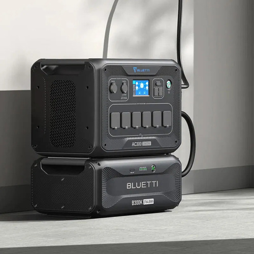 Kit Bluetti Generador Ac300 + Batería B300k Capacidad 2764wh