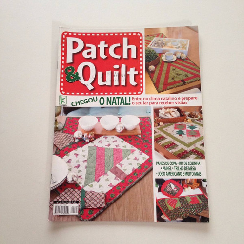 Revista Patch E Quilt Natal Kit De Cozinha Painel Pano Cc118