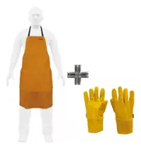 Comprar Combo Delantal Soldador 60x90 + Guantes Soldador