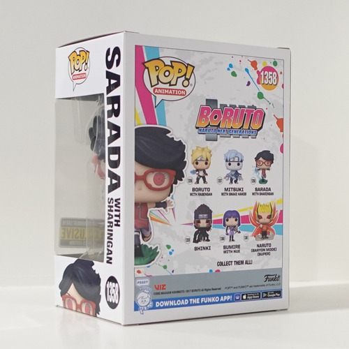 Funko Pop! Boruto - Sarada With Sharingan 1358 Glows (Usado)