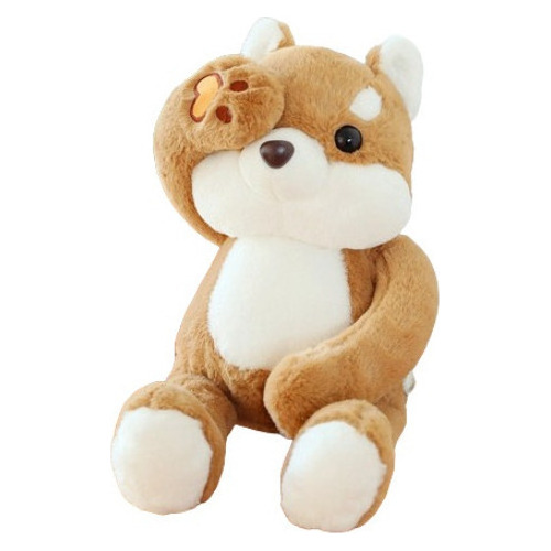 Lindo Juguete Peluche Para Niños Que Cubre La Cara Shiba Inu