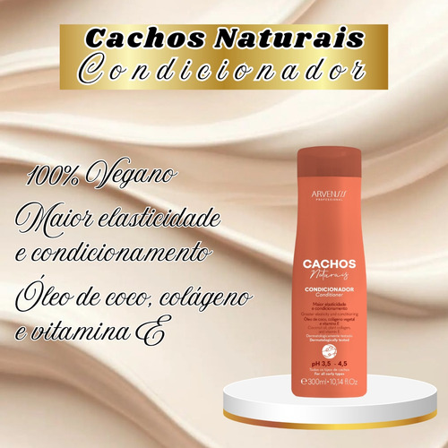 Kit Arvensis Cachos Shampoo +cond. +ativ.+masc+ Oleo Tec Oil