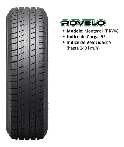 Neumático 215 55 R18 95v Rovelo Montare Ht Rv08 Taos Tracker