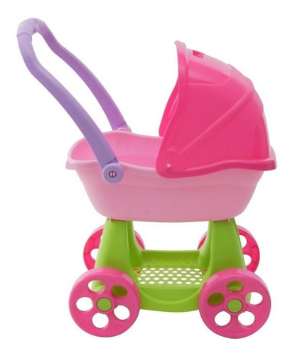 Imagen 3 de 6 de Carriola Para Muñecas Prinsel Mommy Mecedora Asa Reversible