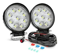 Comprar Barra Antivuelco, Barras De Luz - Nilight 2pcs 27w Round Flo