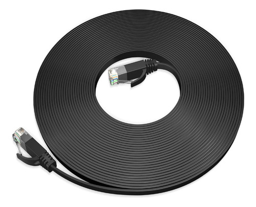 Yixoo Plano Cable Ethernet Red Lan 30m Reforzado Cat6 Internet Consola Rj-45 Cable Utp Doble Forro Exterior