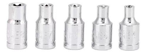 Juego De Llaves De Estrella E-torx Hembra De 14 Pieza