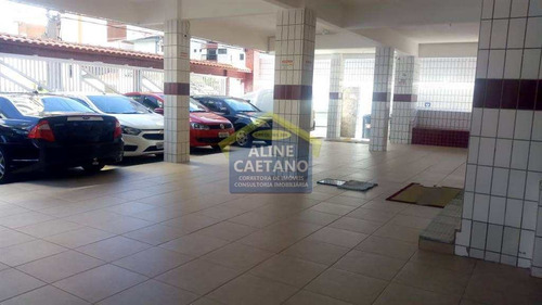**canto Do Forte - 260m Praia** Apto1dorm/ 1vaga. Só R$225 Mil! - Vext06065