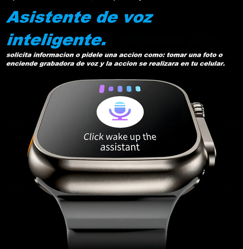 Smartwatch Isdewatch T900 Ultra Max 2 Smartwatch Dual Touch Function Tela sensível ao toque de 2,3 polegadas Bluetooth Chamadas Notificações Sensor de Frequência Cardíaca Esportivo Preto
