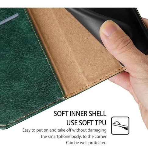 B Funda Protectora Para Motorola Carcasa Case De Cuero
