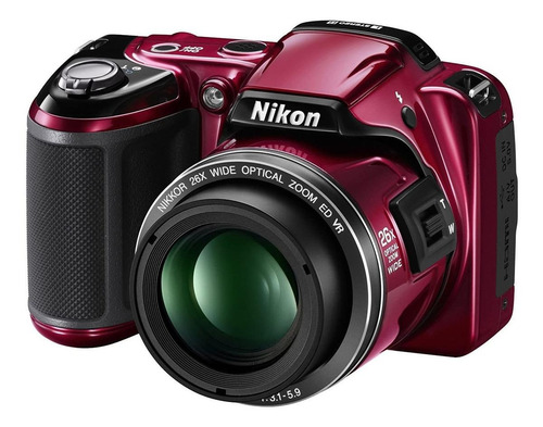 Nikon Coolpix L810 compacta avanzada color rojo