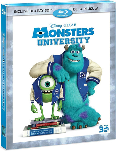 Monsters University | Blu Ray 3d Película Nueva Disney