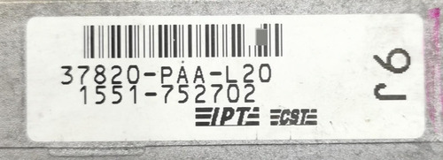 Computadora De Motor Honda Accord 2000-2001-2002 2.3l 9j (Usado)