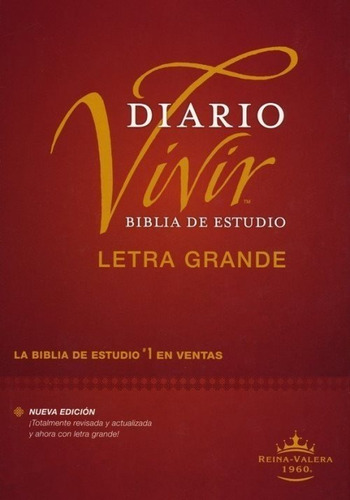 Biblia De Estudio Diario Vivir - Letra Grande - Rv 1960 Dura