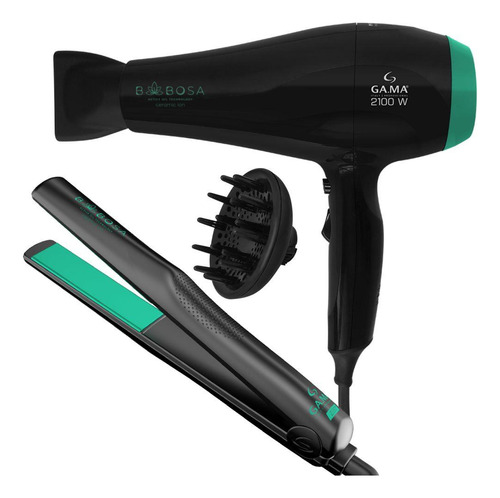 Kit Prancha E Secador De Cabelo Babosa 220v