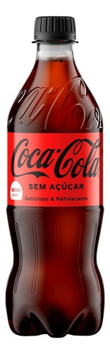 Refrigerante Coca-Cola sem Açúcar Pet 600ml