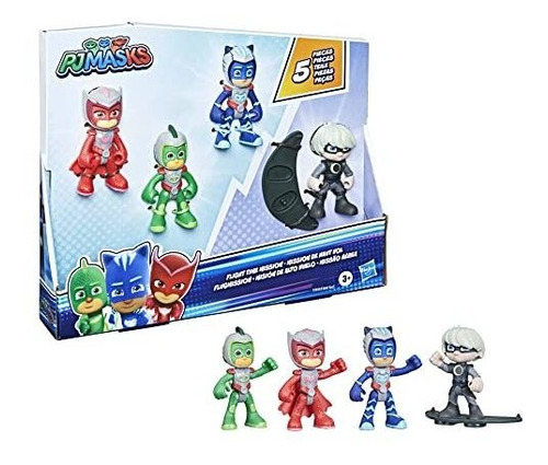 Pj Masks Tiempo De Vuelo Misión De La Misión Figuras 1lzvd