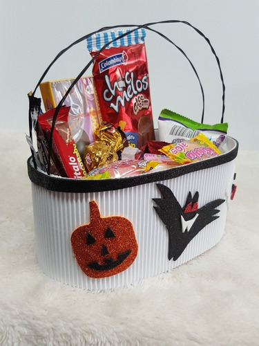Canasta Halloween De Regalo Para - Unidad a $20999