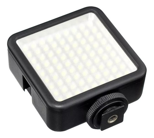 Mini Iluminador Led Portatil P/ Câmera Luz Painel Foto Video Estrutura Preto Luz Branco-frio 110v/220v